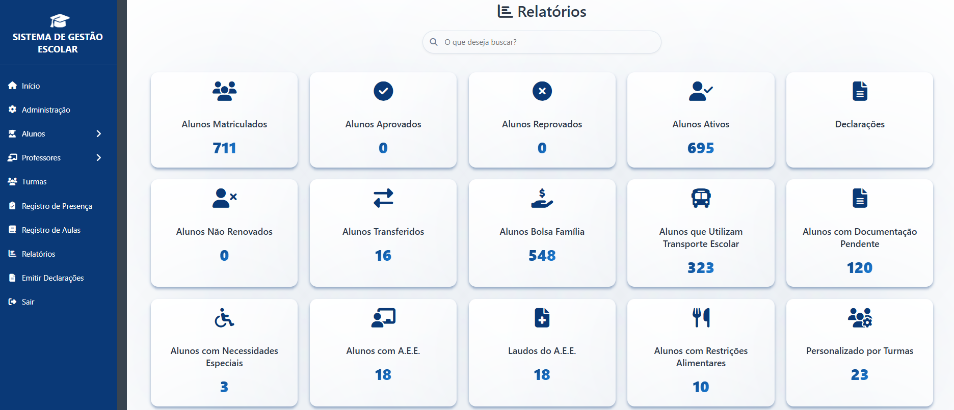 Secretária escolar utilizando o sistema SIGESC com facilidade